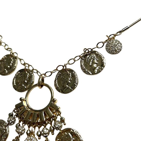 INC International Concepts Coin Drop Necklace - Picture 3 of 4